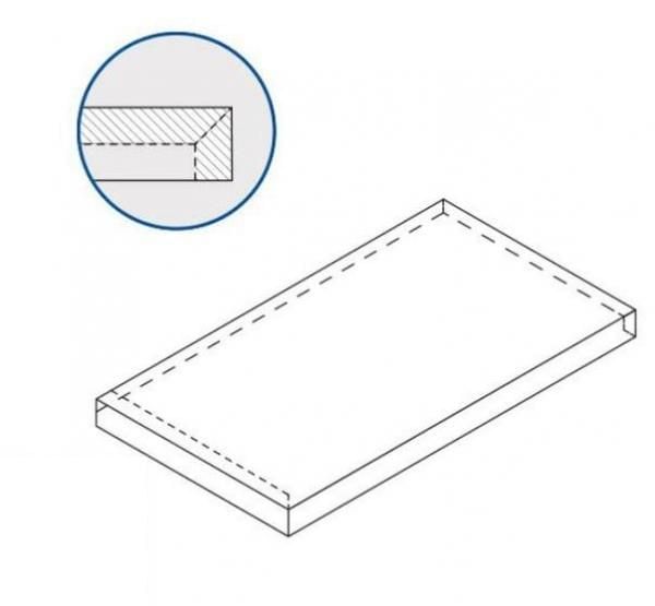 Ступень Italon Materia Carbonio Scalino Angolare Sx 33x160, 620070001486 Ступень Italon Materia Carbonio Scalino Angolare Sx 33x160, 620070001486
