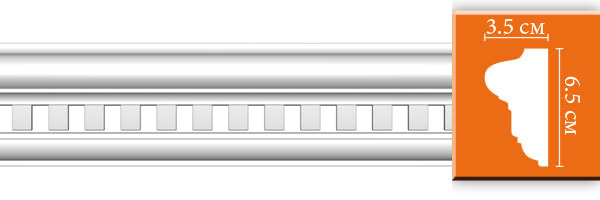 Молдинг с рисунком Decomaster DT-6020, 63x32x2400 мм
