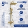 Душевая система WasserKRAFT A199.198.201.BG T Душевая система WasserKRAFT A199.198.201.BG T