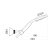 Душевой гарнитур Webert Shower Set AC0489740 белый матовый
