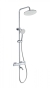Душевая стойка со смесителем Wonzon & Woghand Stay 1 WW-B3051-A1-CR хром глянцевая с термостатом
