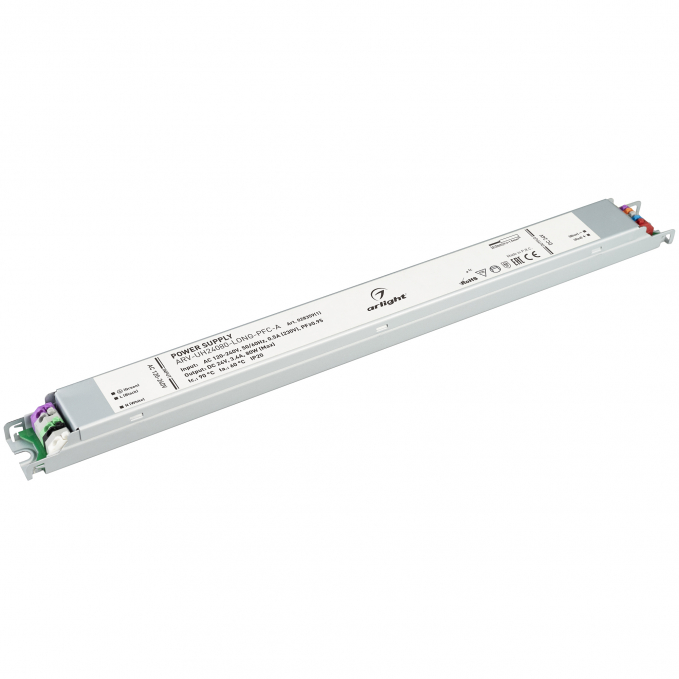 Блок питания ARV-UH24080-LONG-PFC-A (24V, 3.4A, 80W), Arlight, 028359(1), изображение 1 Блок питания ARV-UH24080-LONG-PFC-A (24V, 3.4A, 80W), Arlight, 028359(1), изображение 1