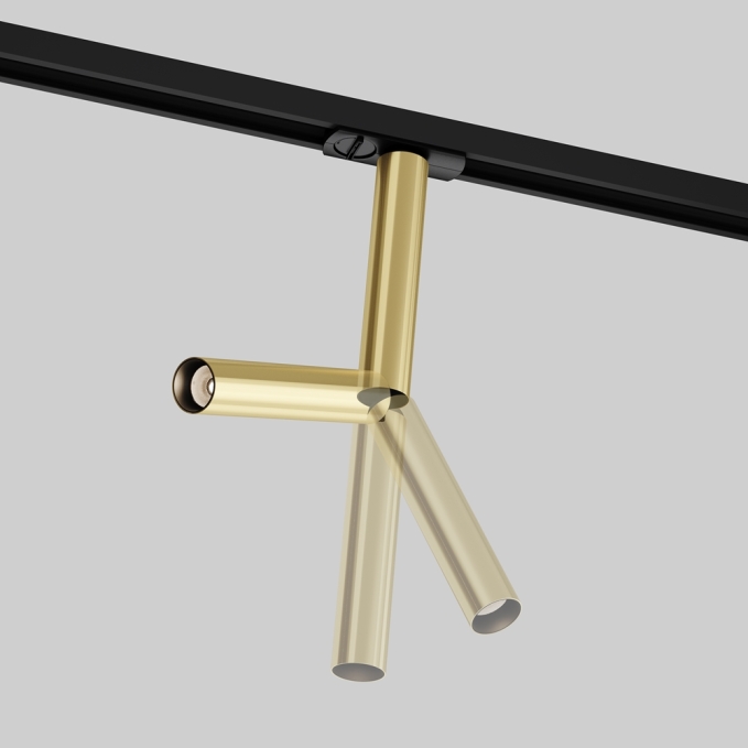 Трековый светильник Фокус Двойной / Focus Dual Unity 3000K 6Вт 36°, TR142-1-6W3K-BS, изображение 2 Трековый светильник Фокус Двойной / Focus Dual Unity 3000K 6Вт 36°, TR142-1-6W3K-BS, изображение 2