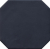 Керамогранит Equipe Octagon Negro Mate 20x20, 20554