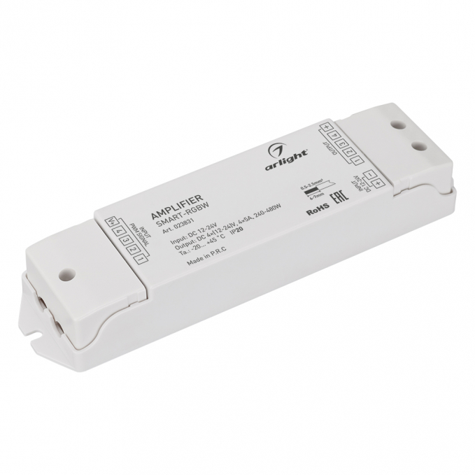 Усилитель SMART-RGBW (12-24V, 4x5A), Arlight, 023831, изображение 1 Усилитель SMART-RGBW (12-24V, 4x5A), Arlight, 023831, изображение 1