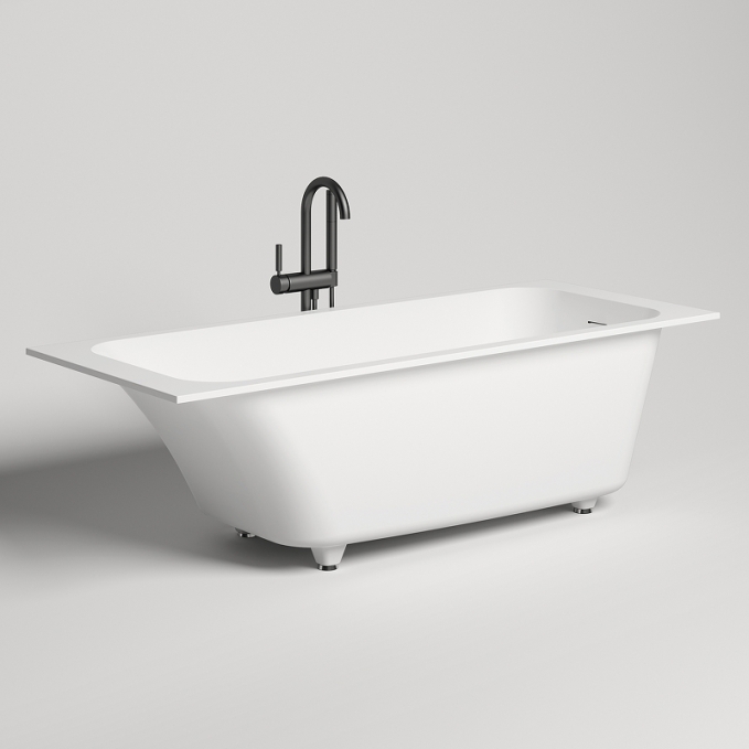 Ванна из литьевого камня Salini Orlanda Kit 180x80 102112G белая глянцевая встраиваемая Ванна из литьевого камня Salini Orlanda Kit 180x80 102112G белая глянцевая встраиваемая