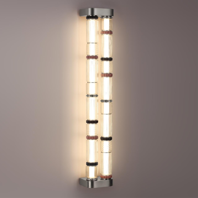 Настенный светильник LED 60W 4000K COLLIER L-VISION Настенный 045 ODEON LIGHT 5456/60WL, фото на цветном фоне 1