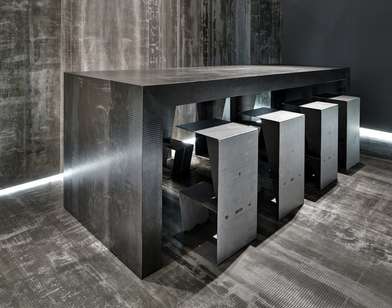 Керамогранит Laminam I Metalli Metalli Plutonio 3+ 100x300, LAMF008412