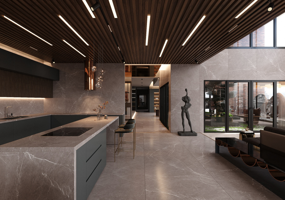 Керамогранит Artcer 1XL Monte Grigio Carv 120x180 Керамогранит Artcer 1XL Monte Grigio Carv 120x180