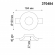 Встраиваемый под покраску светильник IP20 GU10 50W 220V YESO SPOT NT19 631 NOVOTECH 370484, схема товара Встраиваемый под покраску светильник IP20 GU10 50W 220V YESO SPOT NT19 631 NOVOTECH 370484, схема товара