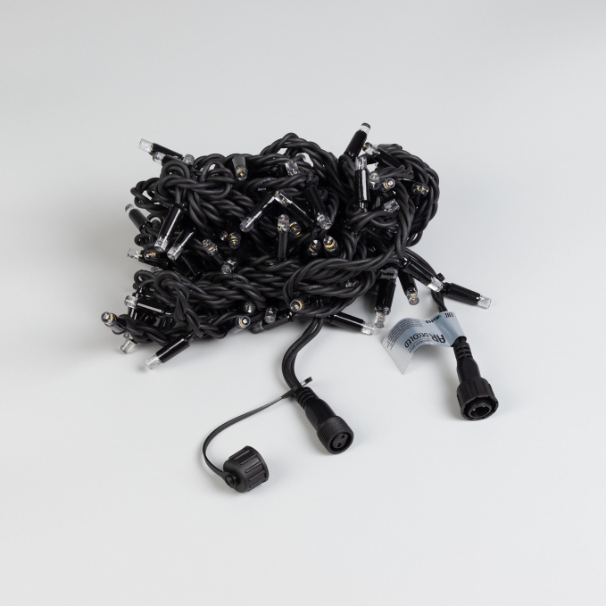 Светодиодная гирлянда ARD-STRING-PRO-10000-BLACK-100LED-FLASH WHITE (230V, 7W), Arlight, 025827, изображение 3 Светодиодная гирлянда ARD-STRING-PRO-10000-BLACK-100LED-FLASH WHITE (230V, 7W), Arlight, 025827, изображение 3