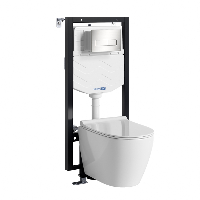 Система инсталляции с унитазом WasserKRAFT Vils 56TLT.010.ME.BN03.H002