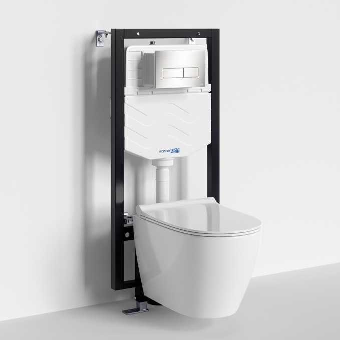 Система инсталляции с унитазом WasserKRAFT Vils 56TLT.010.ME.BN03.H002