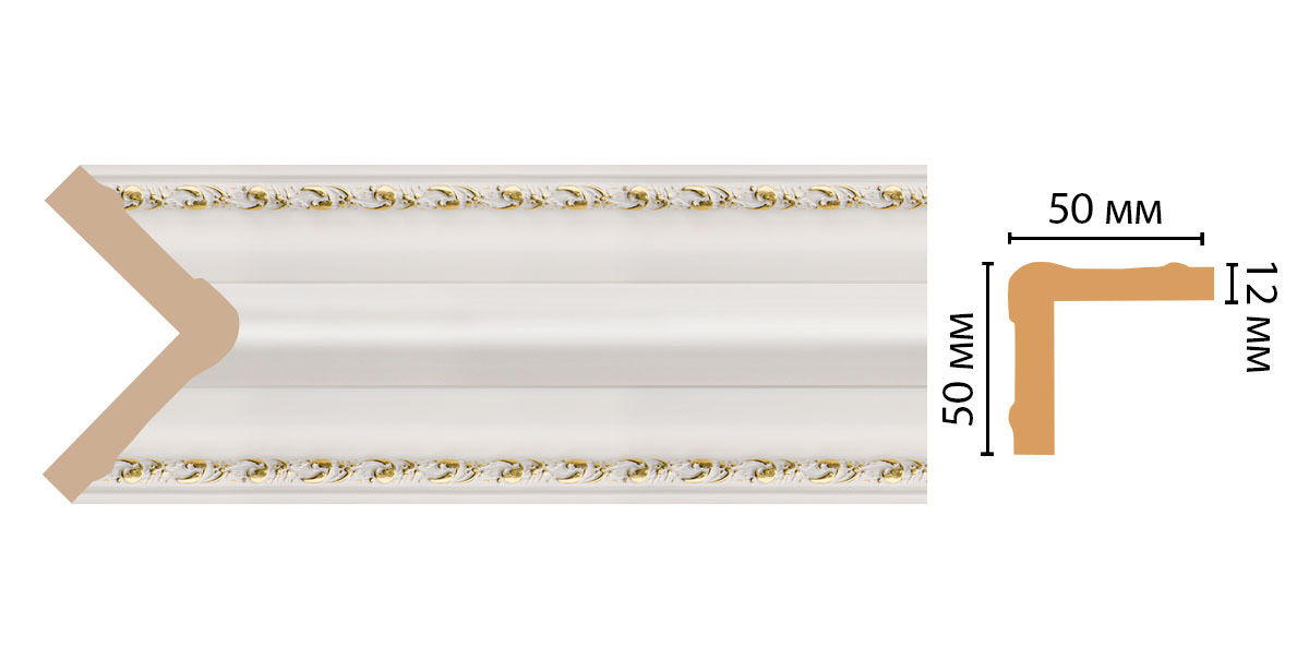 Угол Decomaster 142-54 ДМ, 50x50x2400 мм Угол Decomaster 142-54 ДМ, 50x50x2400 мм