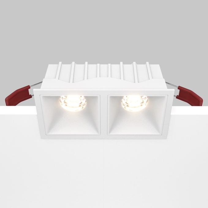 Встраиваемый светильник Альфа / Alfa LED 20 Вт 3000 К 36°, DL043-02-10W3K-SQ-W, изображение 2 Встраиваемый светильник Альфа / Alfa LED 20 Вт 3000 К 36°, DL043-02-10W3K-SQ-W, изображение 2