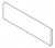 Плинтус Italon Forum Slim Silver Battiscopa 7.2x60, 610130001641