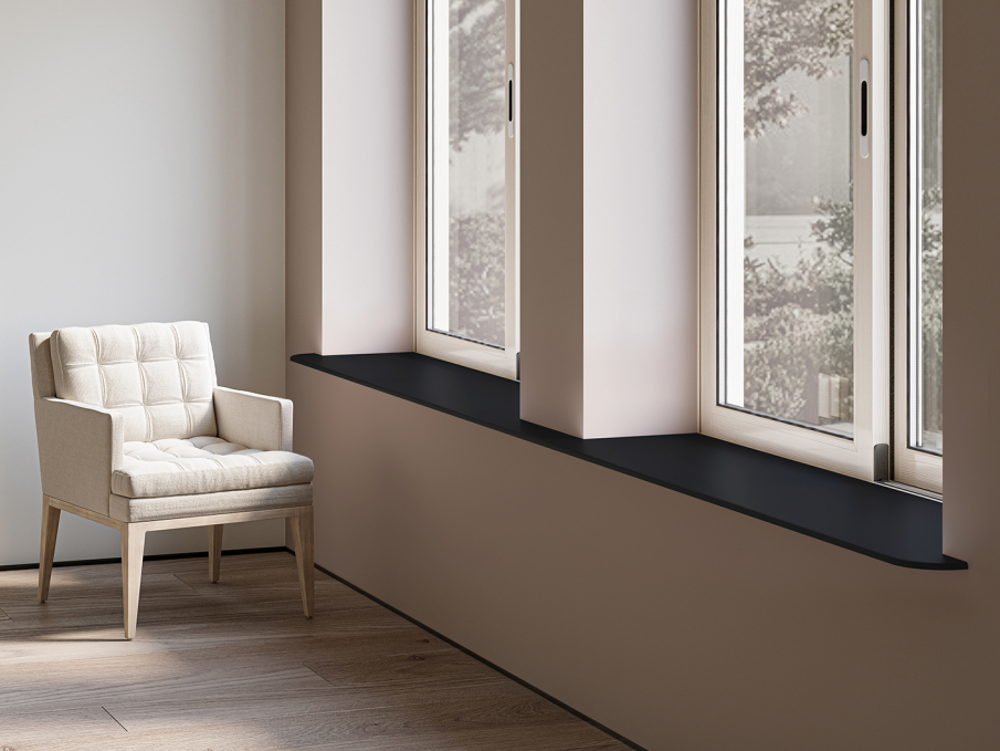 Керамический слэб StaroSlabs Matt Mono Black 79.8x320
