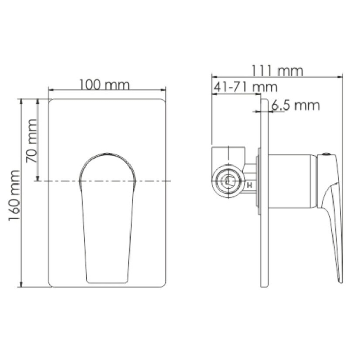 Душевая система WasserKRAFT A84182 Душевая система WasserKRAFT A84182