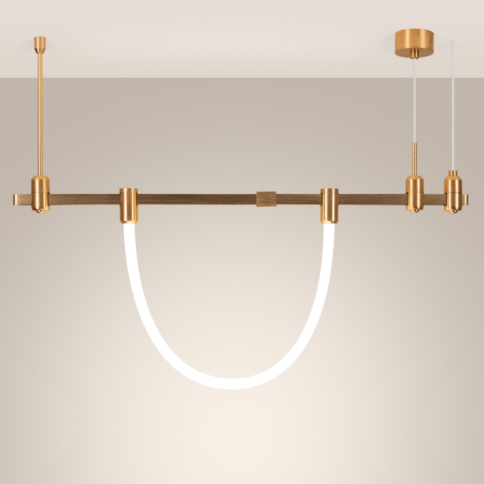 Светильник ART-APRIORI-TUBE-ELASTIC-R38-L5000-60W Day4000 (GD, 360 deg, 48V), Arlight, 049261, изображение 2