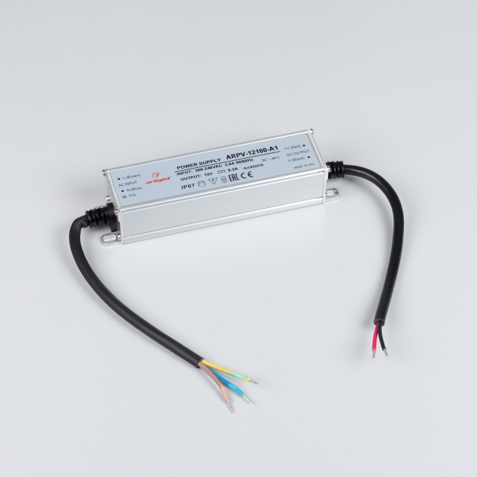 Блок питания ARPV-12100-A1 (12V, 8.3A, 100W), Arlight, 032316, изображение 2 Блок питания ARPV-12100-A1 (12V, 8.3A, 100W), Arlight, 032316, изображение 2