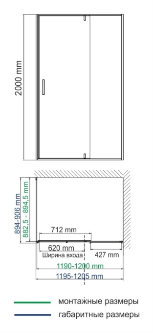Душевой уголок WasserKRAFT Neime 19P07 Душевой уголок WasserKRAFT Neime 19P07