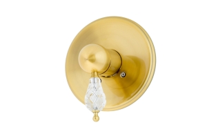 Встраиваемый смеситель Boheme Crystal 305-CRST бронза глянцевый