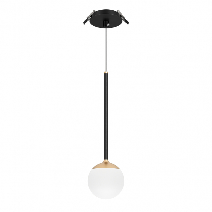 Светильник SP-BEADS-HANG-BUILT-T-R100-8W Warm3000 (BK-GD, 180 deg, 230V), Arlight, 056420, изображение 1