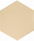 Керамогранит Equipe Hexatile Crema Mate 17.5x20, 20553