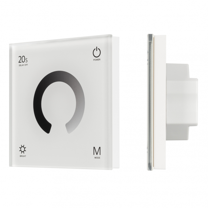 Панель SMART-P4-DIM-G-IN White (12-24V, 4x3A, Sens, 2.4G), Arlight, 034774, изображение 1 Панель SMART-P4-DIM-G-IN White (12-24V, 4x3A, Sens, 2.4G), Arlight, 034774, изображение 1