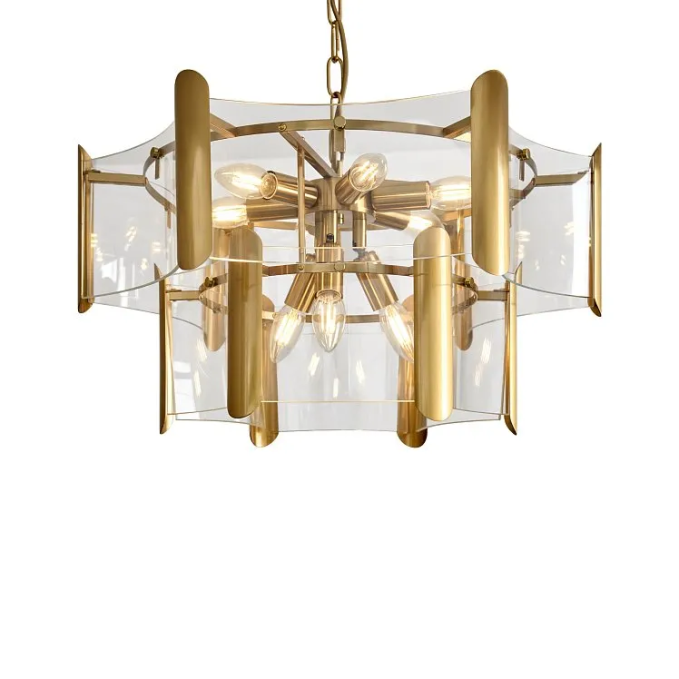Люстра Люмьер / Lumiere E14x9, Freya, FR5516PL-09BS
