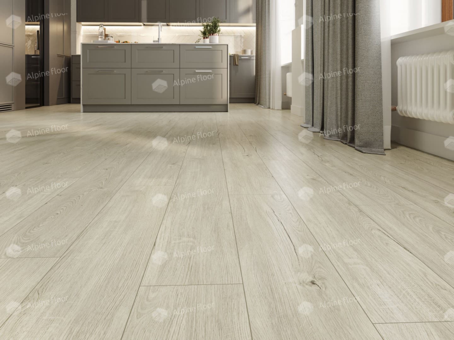 Каменный ламинат SPC Alpine Floor Sequoia Снежная, ЕСО 6-8 SPC Каменный ламинат SPC Alpine Floor Sequoia Снежная, ЕСО 6-8 SPC