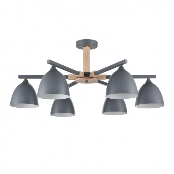 Люстра потолочная Е27 6*60W 220V COLANGE MODERNI LN26 339 LUMION 8096/6C, изображение 1 Люстра потолочная Е27 6*60W 220V COLANGE MODERNI LN26 339 LUMION 8096/6C, изображение 1