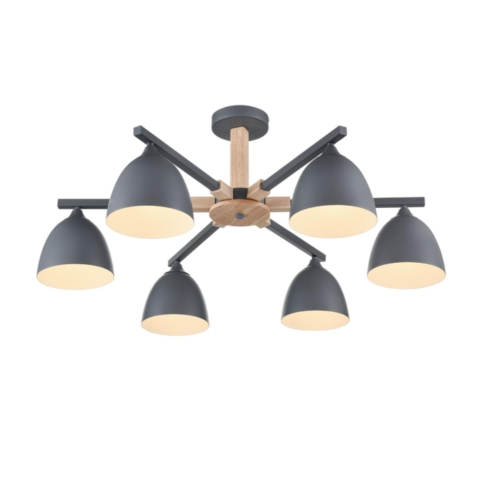 Люстра потолочная Е27 6*60W 220V COLANGE MODERNI LN26 339 LUMION 8096/6C, дополнительный ракурс Люстра потолочная Е27 6*60W 220V COLANGE MODERNI LN26 339 LUMION 8096/6C, дополнительный ракурс