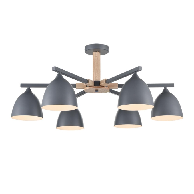 Люстра потолочная Е27 6*60W 220V COLANGE MODERNI LN26 339 LUMION 8096/6C, фото на цветном фоне 2 Люстра потолочная Е27 6*60W 220V COLANGE MODERNI LN26 339 LUMION 8096/6C, фото на цветном фоне 2