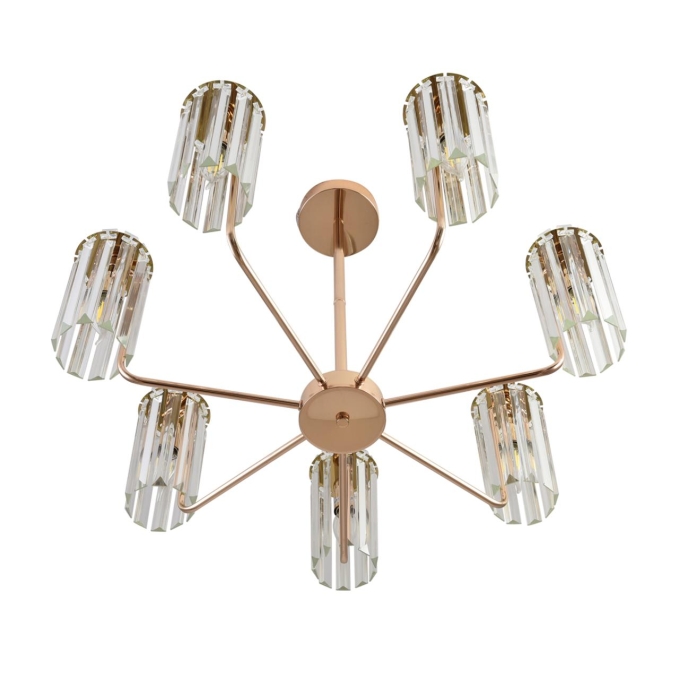Люстра потолочная E14 7*40W 220V FAVLA CLASSI LN26 155 LUMION 8347/7, фото на цветном фоне 1 Люстра потолочная E14 7*40W 220V FAVLA CLASSI LN26 155 LUMION 8347/7, фото на цветном фоне 1