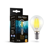 Светодиодная лампа филамент шар 9Вт 2700K E14 340° Voltega, 7221 Светодиодная лампа филамент шар 9Вт 2700K E14 340° Voltega, 7221