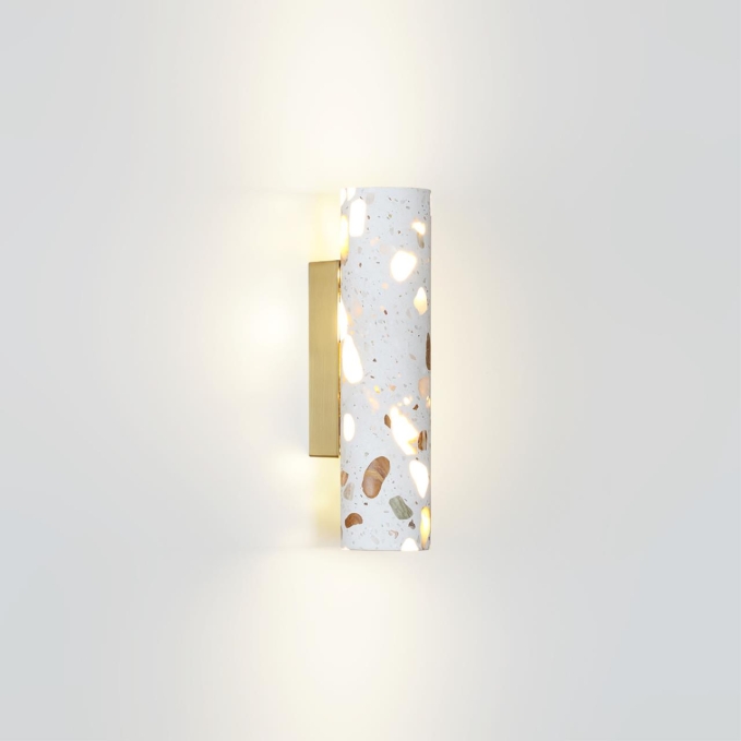 Настенный светильник UP DOWN IP20 12W CRI>90 3000K 220V TERRAZZO L-VISION ODL25 193 ODEON LIGHT 7012/12WL, фото на белом фоне Настенный светильник UP DOWN IP20 12W CRI>90 3000K 220V TERRAZZO L-VISION ODL25 193 ODEON LIGHT 7012/12WL, фото на белом фоне