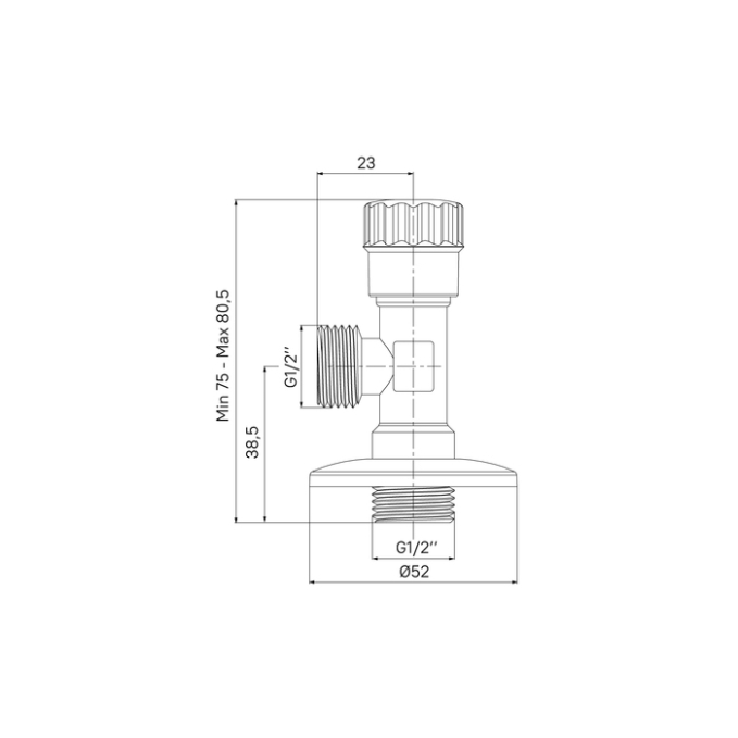 Кран подключения Iddis Optima Home 910B0P2C2CZ