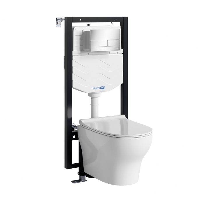 Система инсталляции с унитазом WasserKRAFT Vils 56TLT.010.ME.CH04.H001