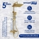 Душевая система WasserKRAFT A199.260.201.BG T Душевая система WasserKRAFT A199.260.201.BG T