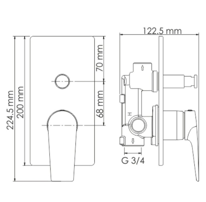 Душевая система WasserKRAFT  A84202
