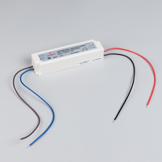 Блок питания ARPV-LV24060-A (24V, 2.5A, 60W), Arlight, 018982(1), изображение 2 Блок питания ARPV-LV24060-A (24V, 2.5A, 60W), Arlight, 018982(1), изображение 2