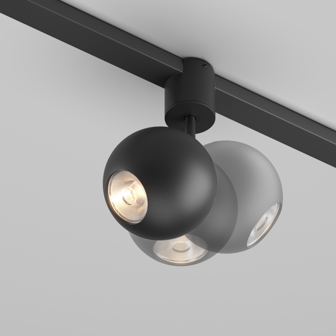 Трековый светильник Сфера / Sfera Elasity 3000K 8Вт 36°, TR164-1-8W3K-M-B, изображение 2 Трековый светильник Сфера / Sfera Elasity 3000K 8Вт 36°, TR164-1-8W3K-M-B, изображение 2