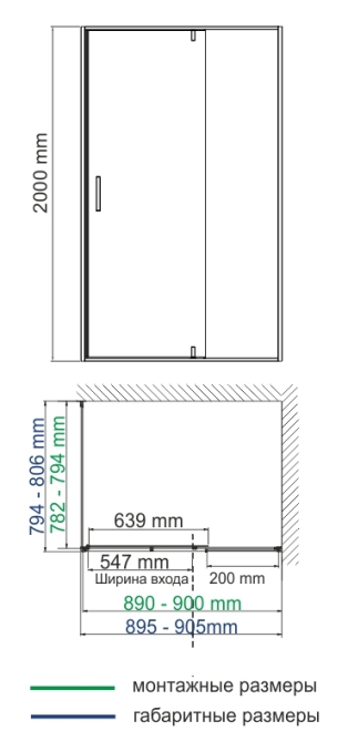 Душевой уголок WasserKRAFT Elbe 74P20 Душевой уголок WasserKRAFT Elbe 74P20