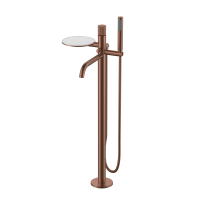 Смеситель напольный Boheme Stick 129-BRB.3 брашированная бронза