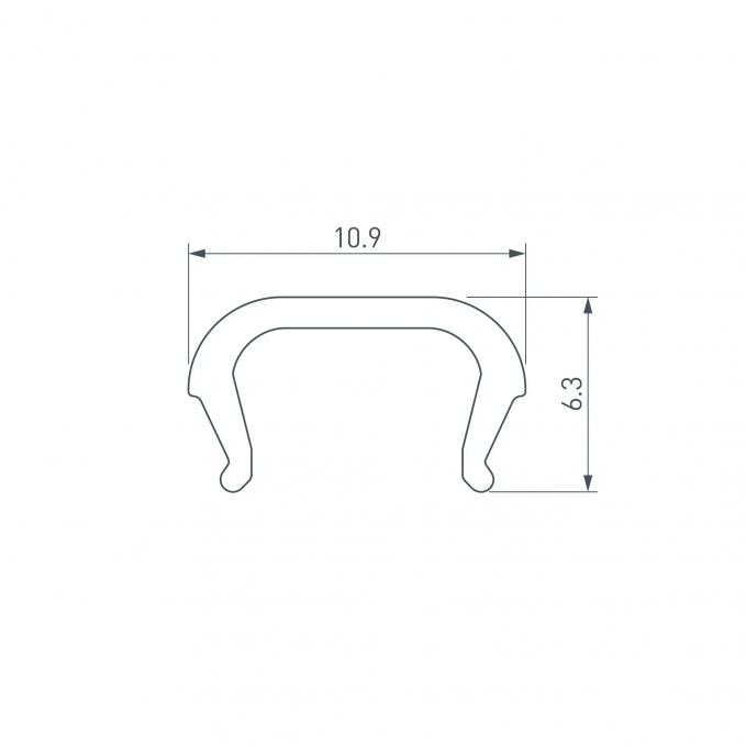 Экран LINE-D-1111-2000 OPAL, Arlight, 061086, изображение 2 Экран LINE-D-1111-2000 OPAL, Arlight, 061086, изображение 2