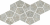 Мозаика Italon Magma Silver Prism 20.5x41.3, 620110000246