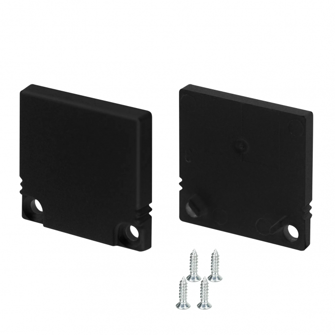 Заглушка SL-SLIM20-H20 BLACK глухая , Arlight, 047638, изображение 1