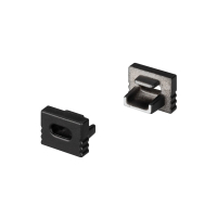 Заглушка SL-MINI-8-H6 BLACK с отверстием, Arlight, 030527