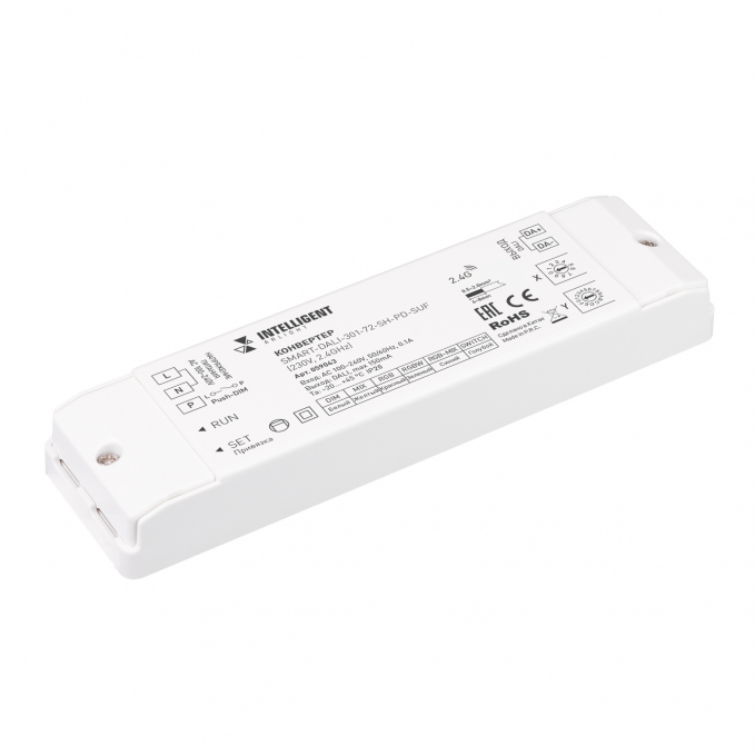 INTELLIGENT ARLIGHT Конвертер SMART-DALI-301-72-SH-PD-SUF (230V, 2.4GHz), Arlight, 059043, изображение 1
